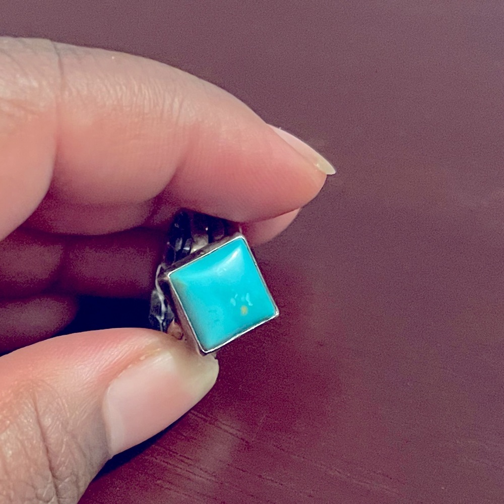 Genuine Turquoise ring.